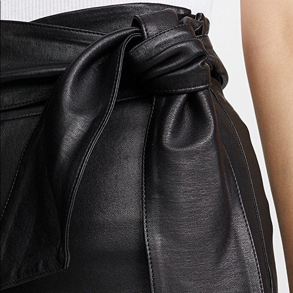 J BRAND ELSA HOSK FRIDAY LEATHER LEGGING SZ 24